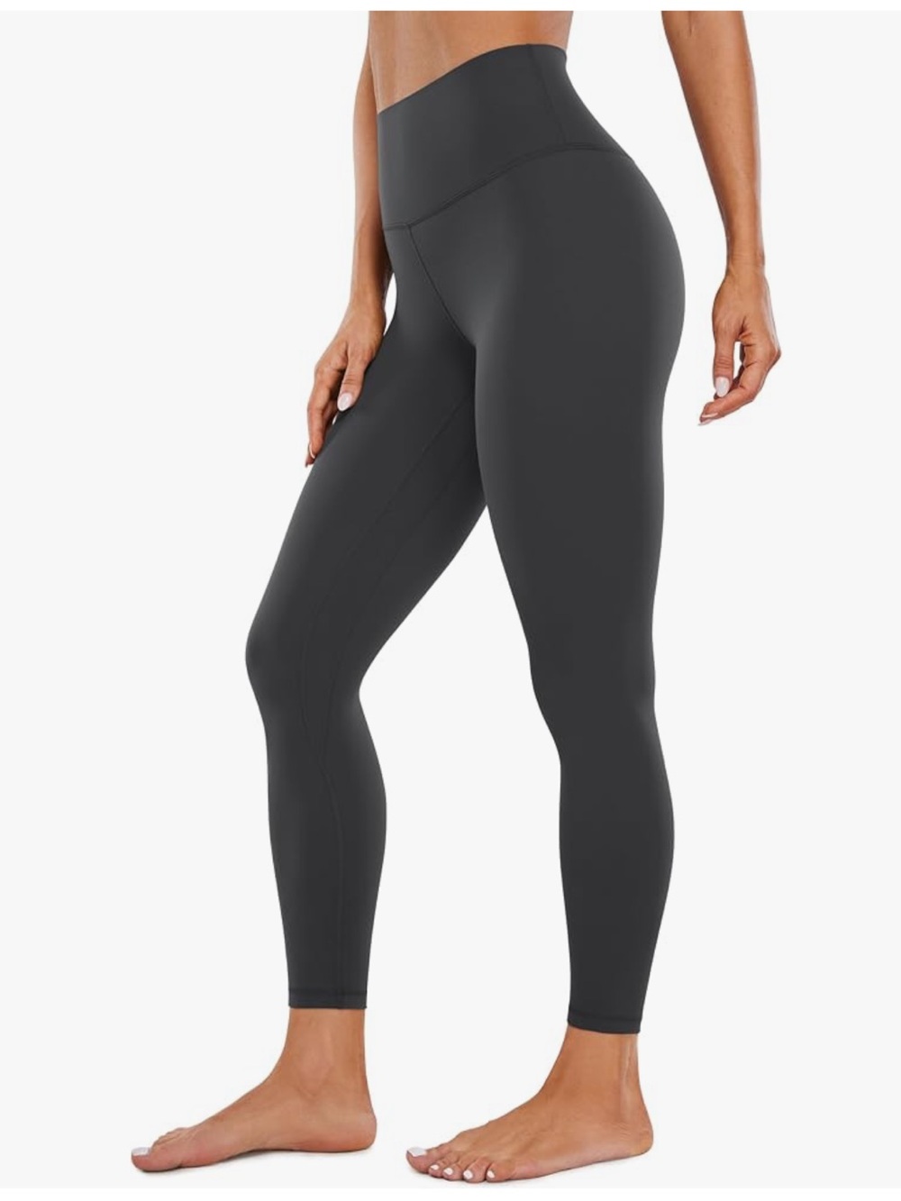 CRZ YOGA Double Seamed Leggings 25" - Mysterious Grey - XS